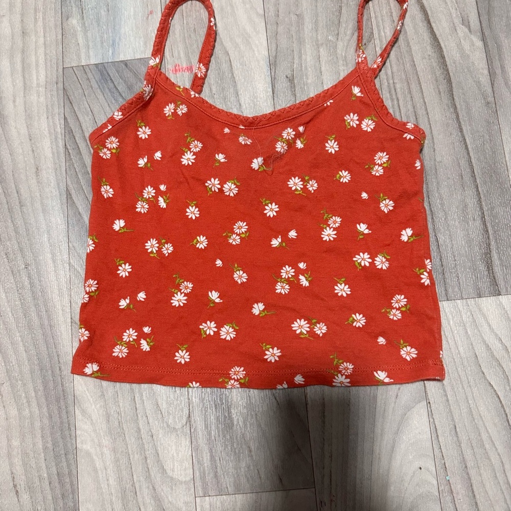 Forever 21 floral crop top